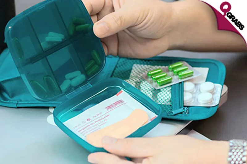 For QR29 Be prepared on-the-go with a Convenient Pill Box & Organizing Pouch! (Up to QR138 Value)